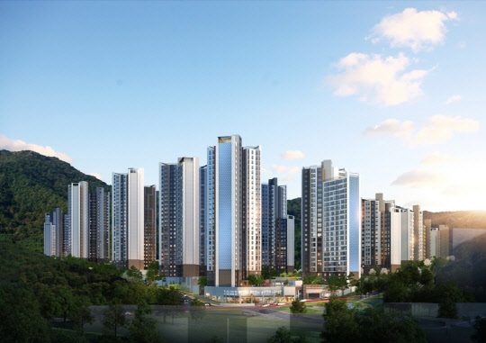 안양씨엘포레자이 투시도<GS건설 제공>